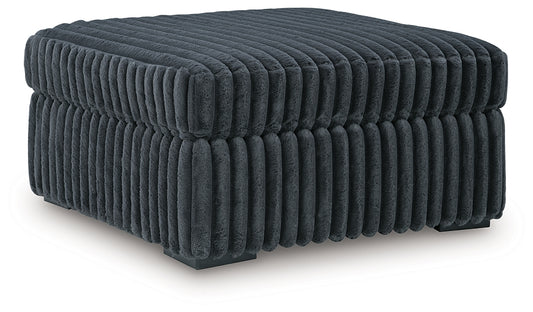 Midnight-Madness Oversized Accent Ottoman