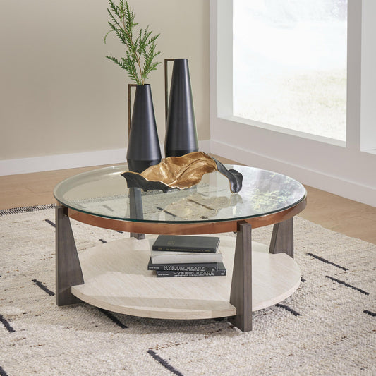 Frazwa Round Cocktail Table