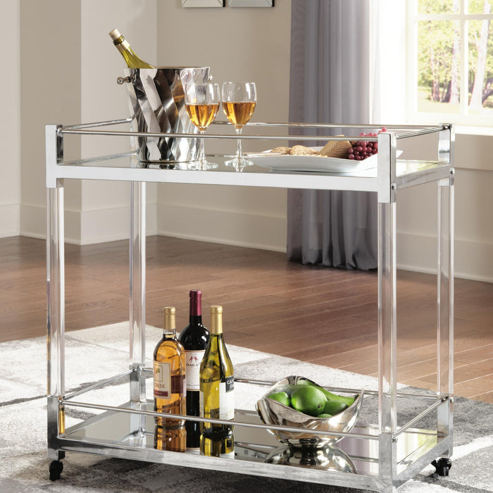 3 Tier Modern Bar Cart for Any Space