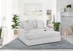 Grand Fluff Daddy Chaise with Cupholders and USP Ports perfect for napping and relaxation