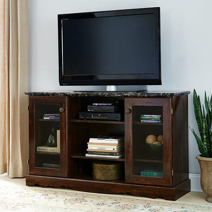 Entertainment Center with Fireplace Insert