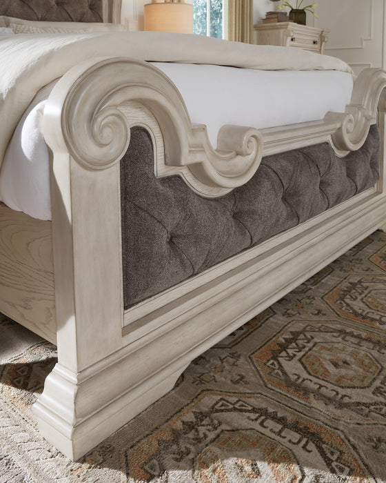 Bruchandi King Upholstered Panel Bed