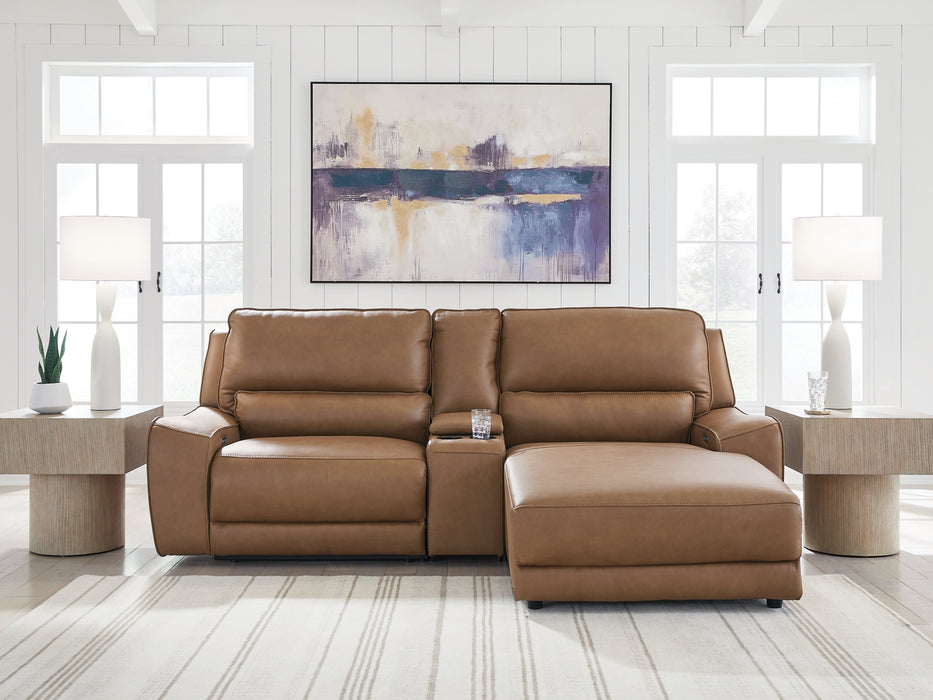 DeepWakes 3-Piece Power Reclining Sectional with Chaise