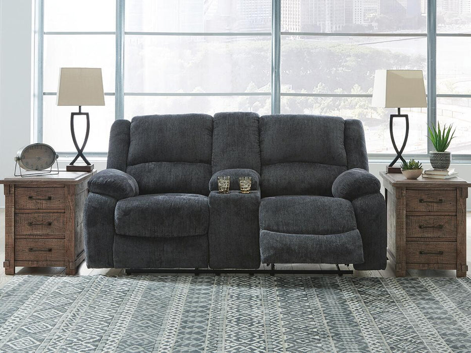 Draycoll DBL Rec Loveseat w/Console