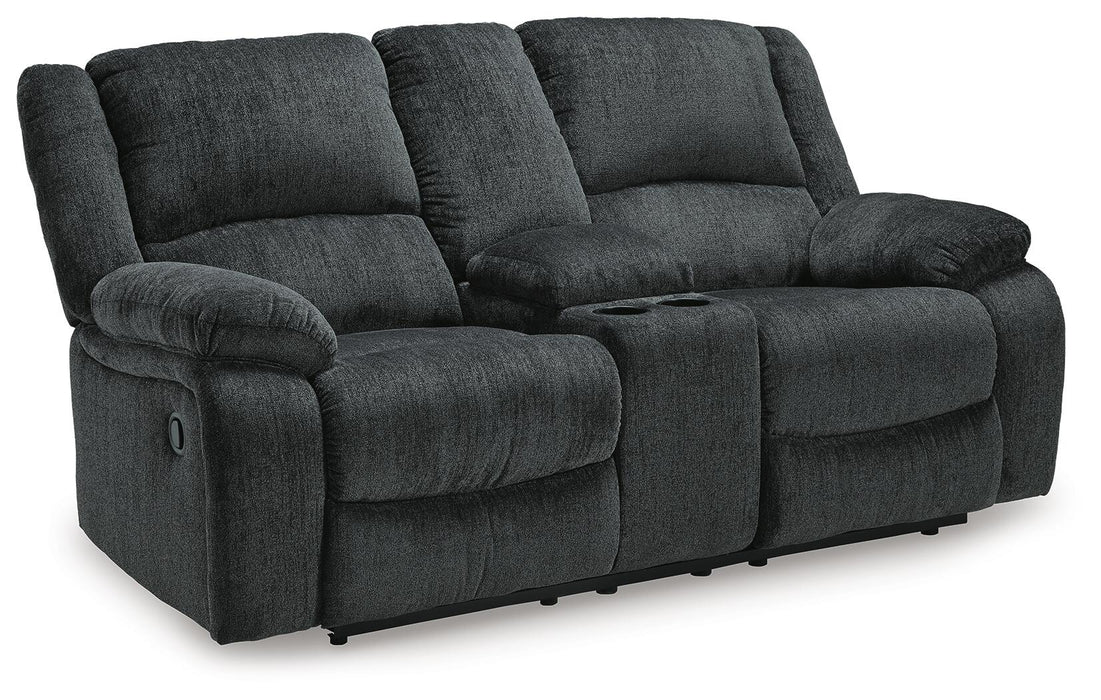 Draycoll DBL Rec Loveseat w/Console