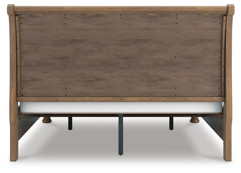 Feddinger King Storage Sleigh Bed