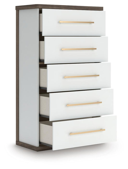 Kendanport Five Drawer Chest