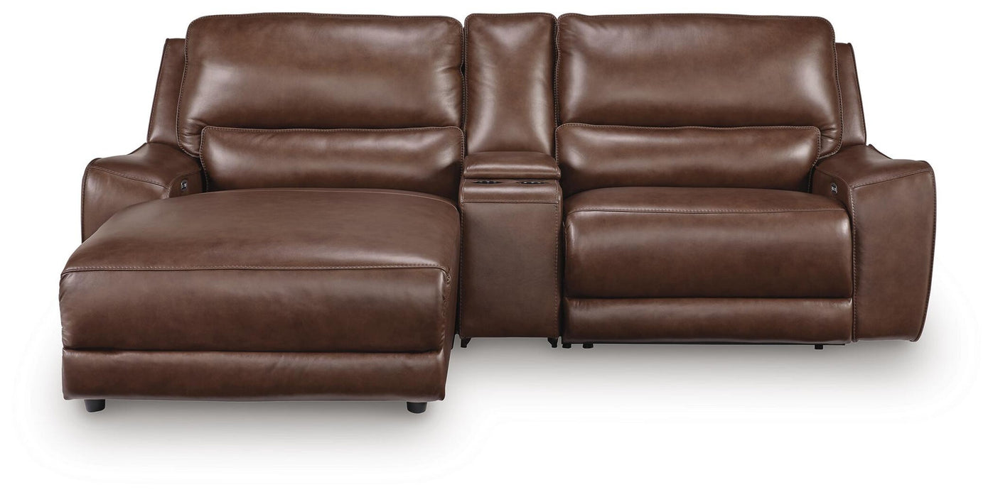 DeepWakes 3-Piece Power Reclining Sectional with Chaise