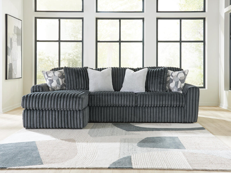 Midnight-Madness 2-Piece Sectional Sofa Chaise