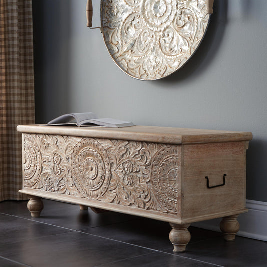 Fossil Ridge Storage Bench