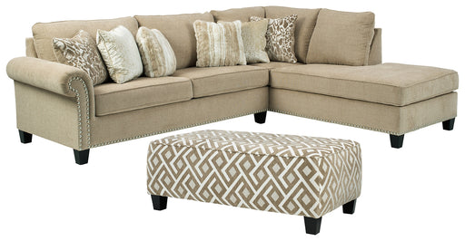 Dovemont 2-piece Sectional with Ottoman