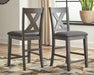 Bring a relaxed yet refined sense of good taste to a space with this bar stool. Clean-lined frame sports a gray-washed finish that’s so easy on the eyes. Covered in a complementary textured gray fabric, the stool’s cushioned upholstered seat goes easy on the body. And with classic X-back styling, this bar stool is an inspired choice for modern farmhouse living.